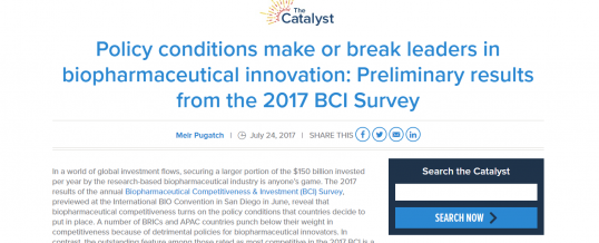 Preliminary BCI 2017 Results and New Impact Analysis Published