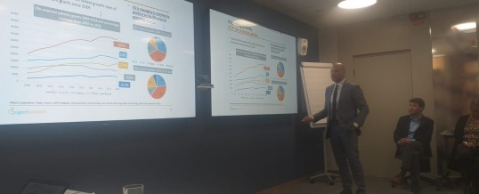 Professor Pugatch lead a discussion of Swedish life sciences stakeholders on how the EU is doing in the global life sciences innovation investment race